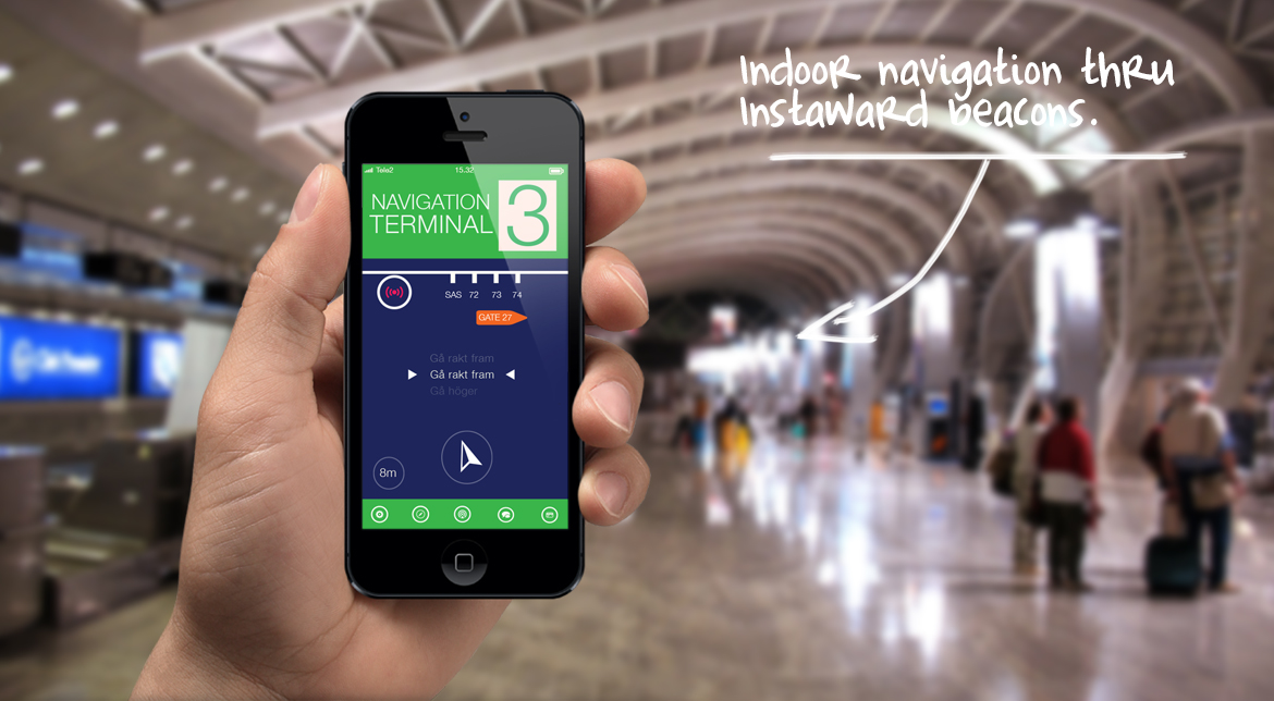 InstawardNavy Indoor navigation, Instaward Communication Platform